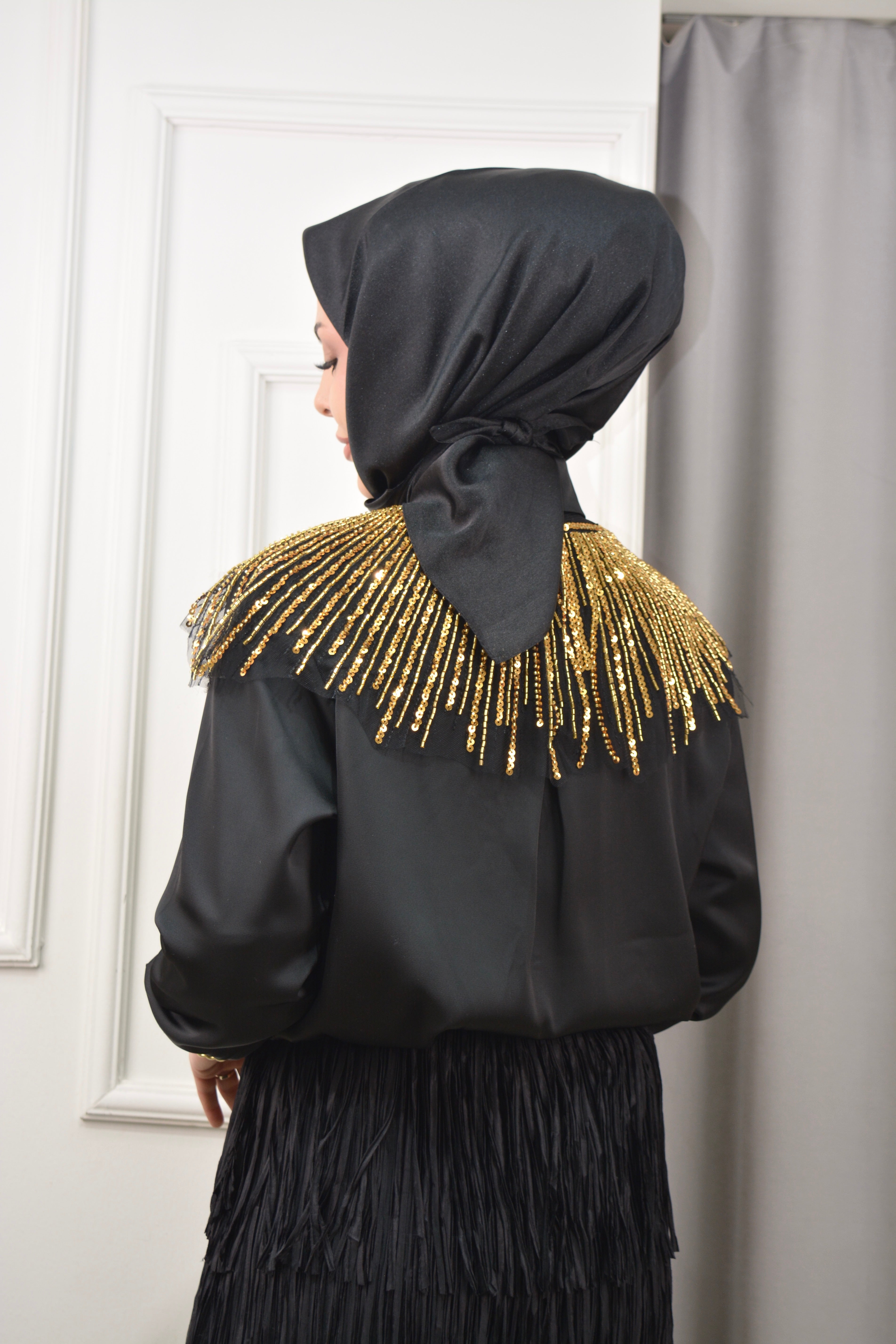 YAKALI GÖMLEK -Gold