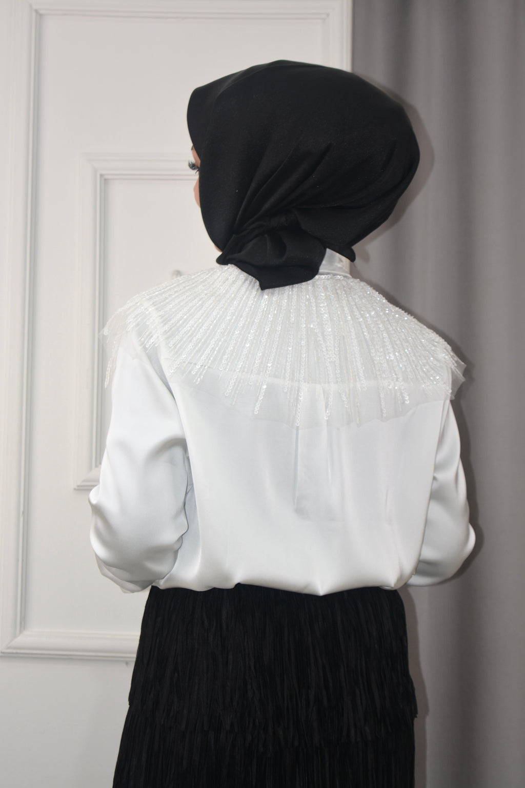 YAKALI GÖMLEK - Ekru