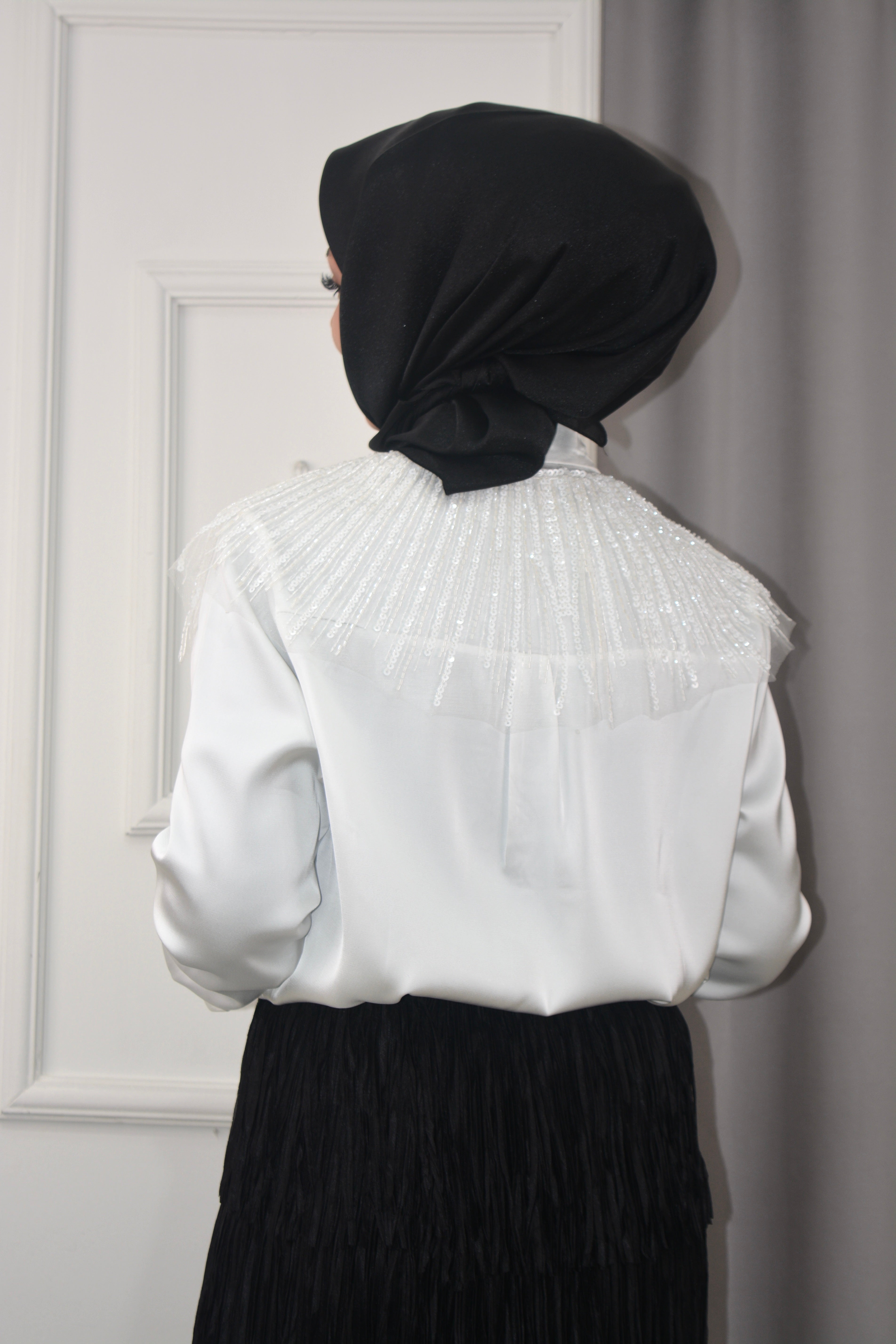 YAKALI GÖMLEK - Ekru