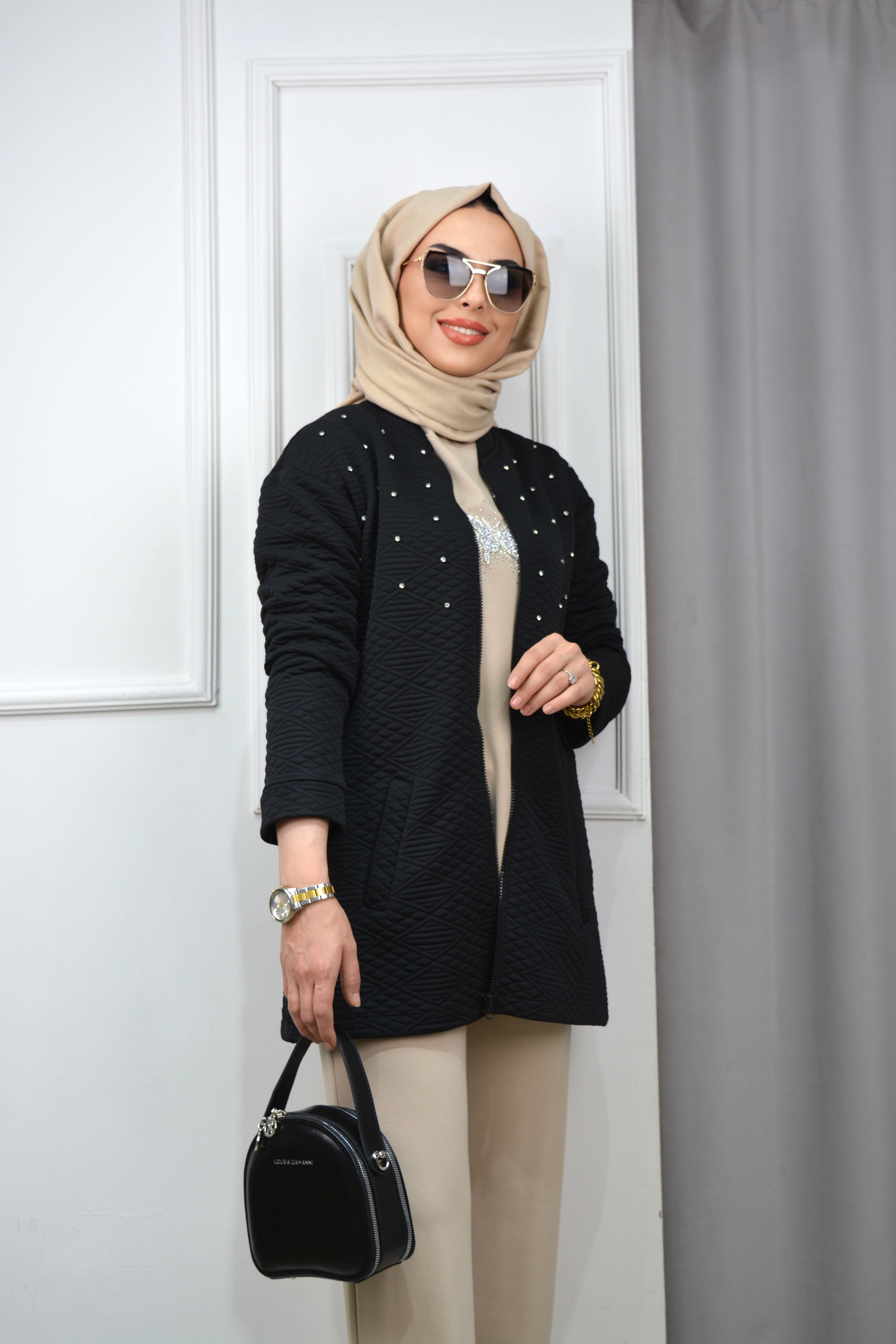 KAPİTONE 3'LÜ TAKIM -SİYAH