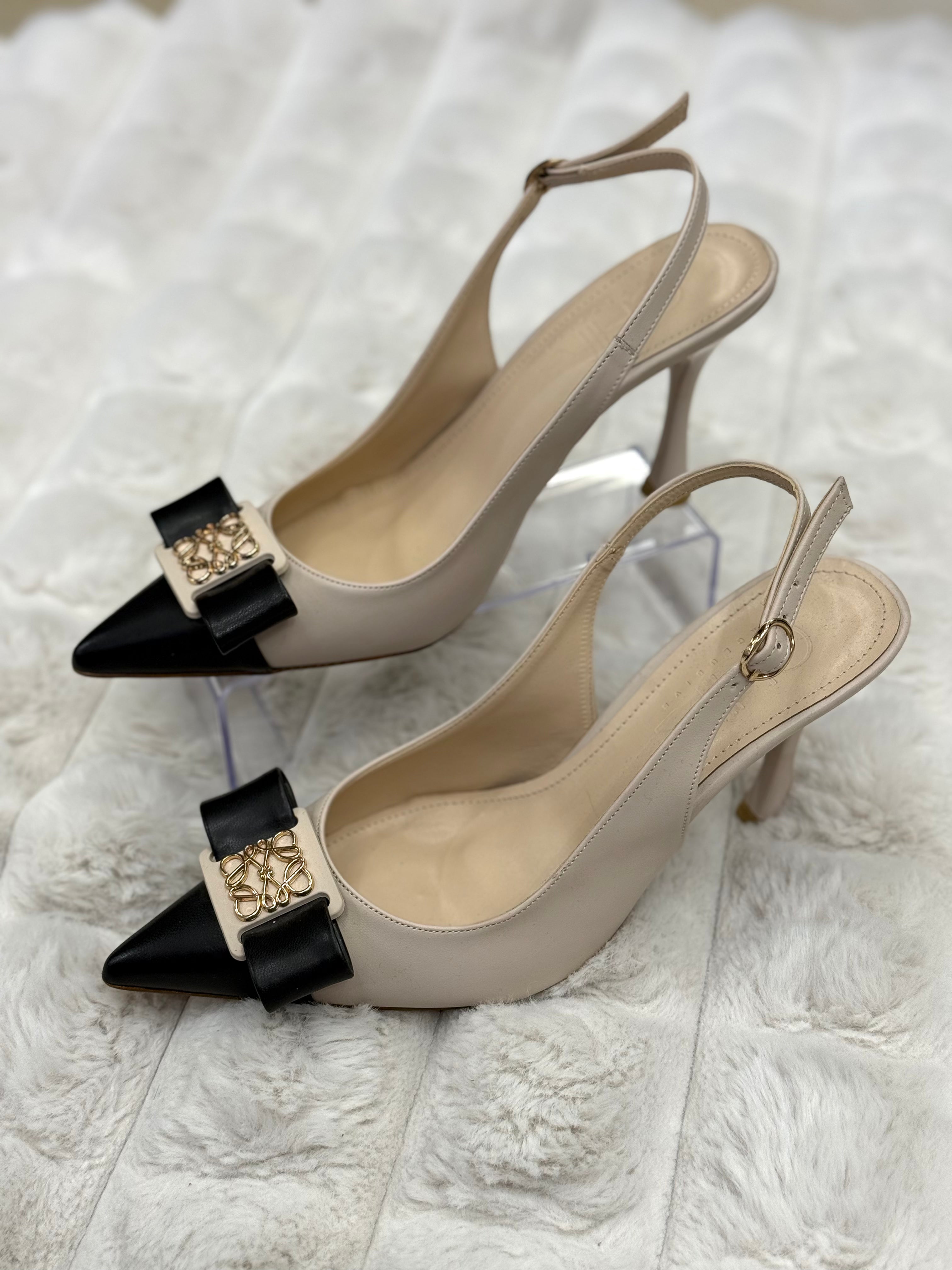 FİYONK TOPUKLU AYAKKABI-BEJ