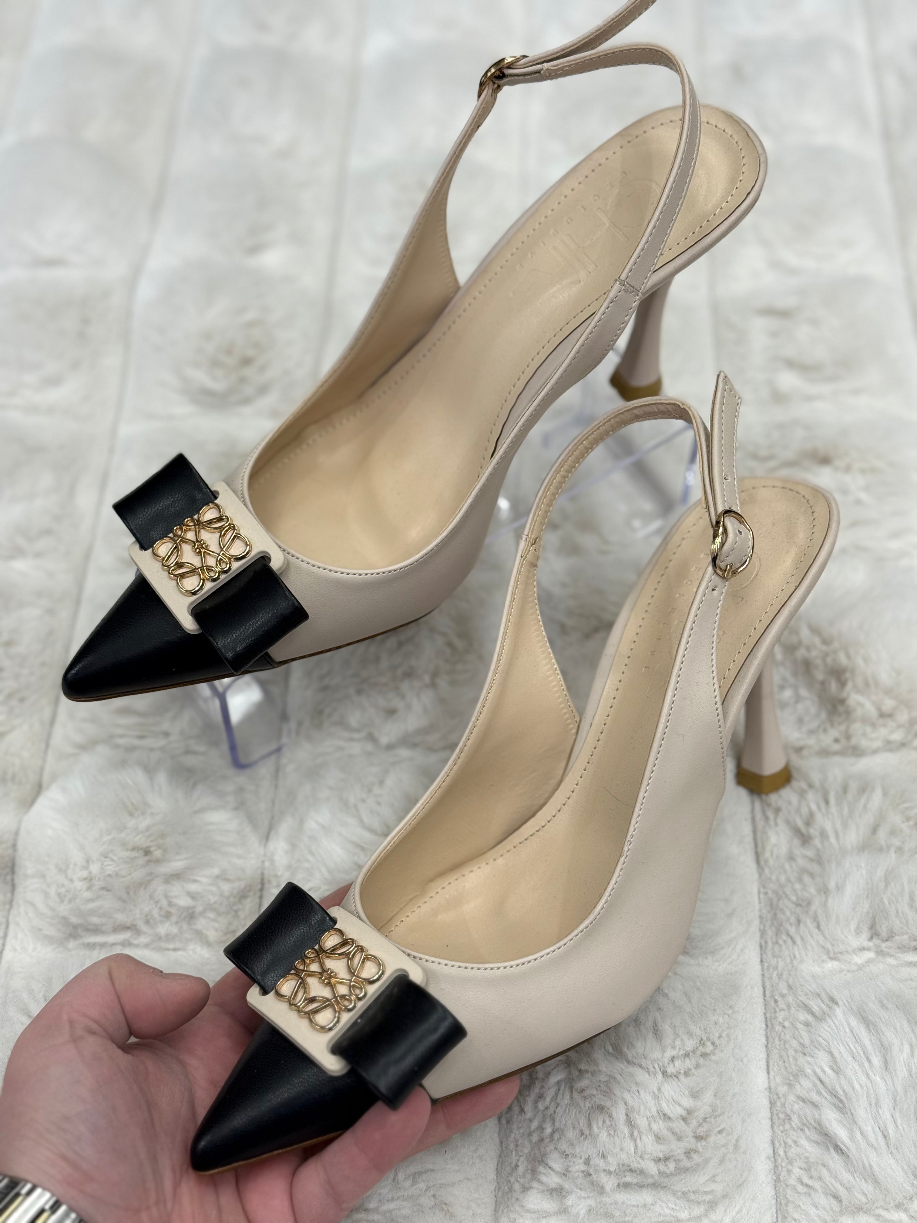 FİYONK TOPUKLU AYAKKABI-BEJ