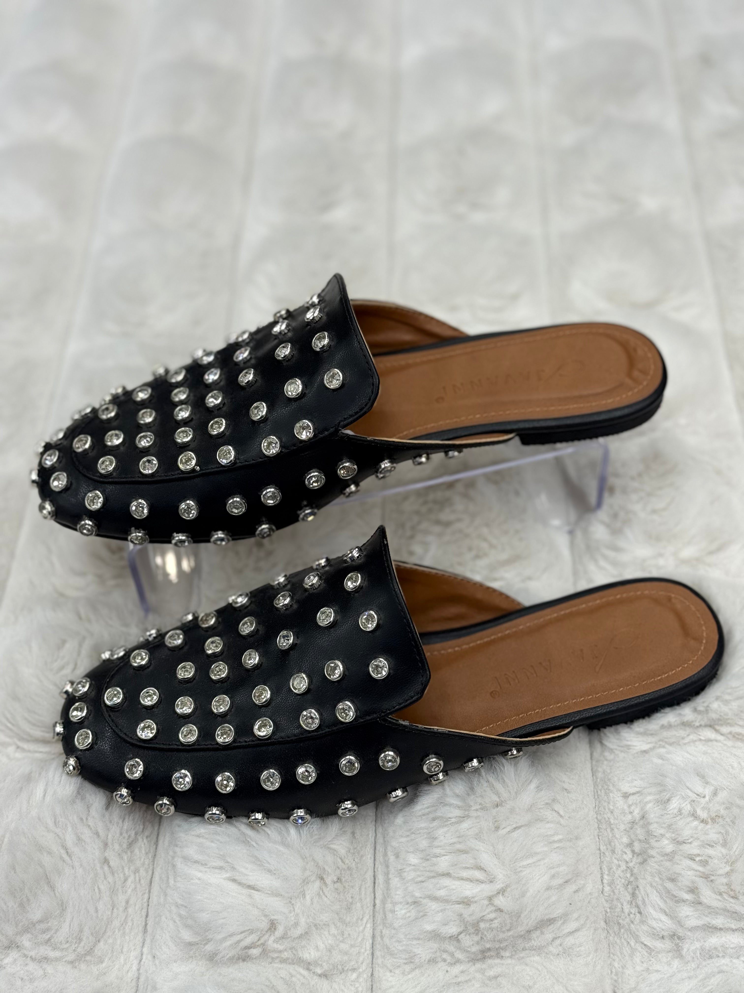 TAŞLI TERLİK- SİYAH